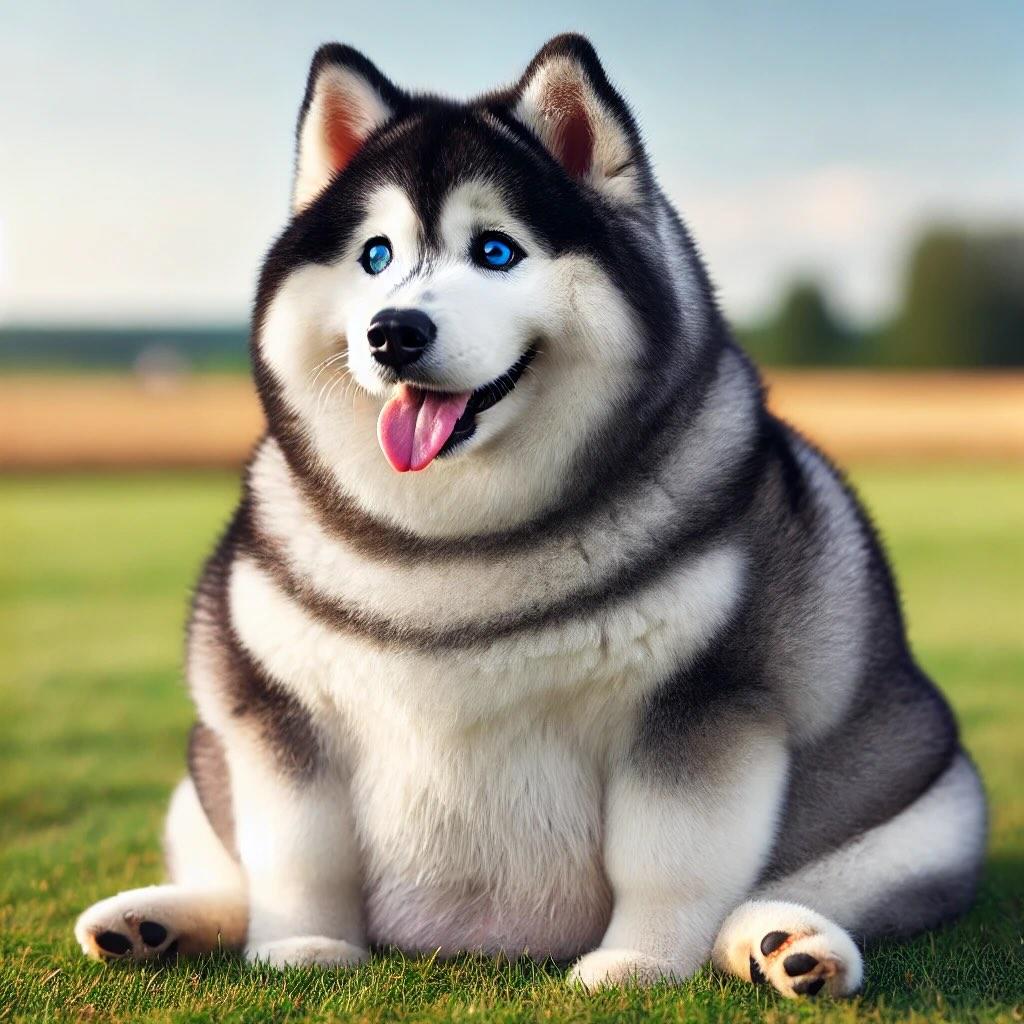 Howling Huskies team mascot